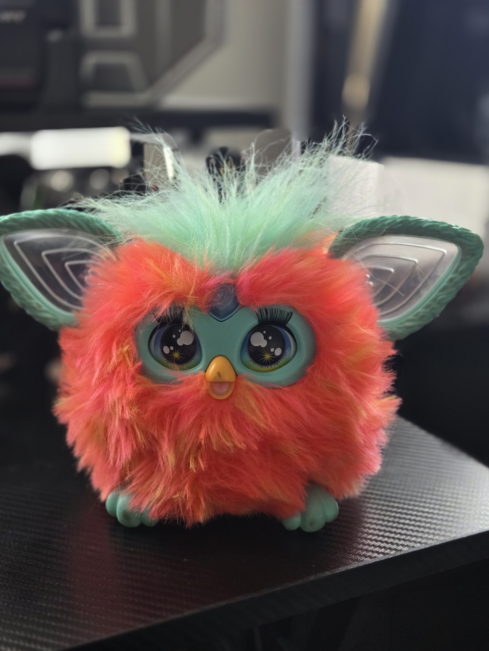 Furby 2023 Coral Interactive Plush Toy Hasbro Works!